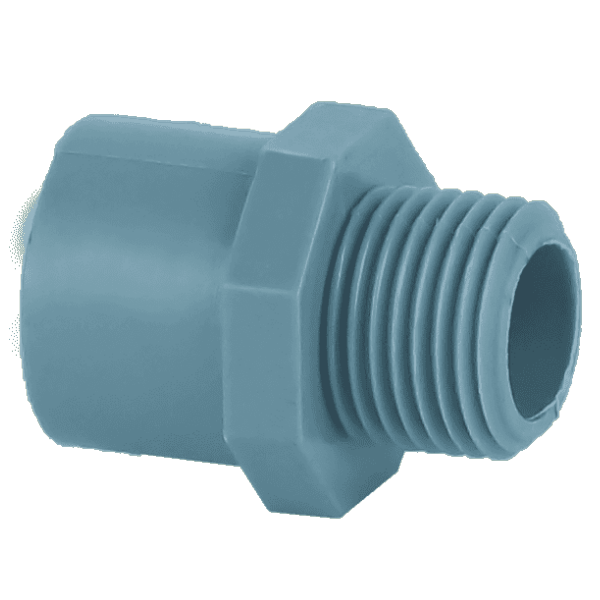 Nối thẳng ren ngoài uPVC BS